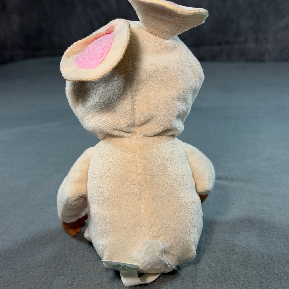 Cabbage Patch Kids Cuties Bunny Doll Pink Chevron Easter Plush 2019 CPK Vinyl - Picture 4 of 7